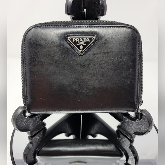 Prada Handbags - Prada Leather Zip Around Wallet
